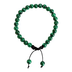 Malachit golyós karkötő