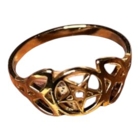 Mágikus pentagram gyűrű