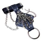 Energiaösszpontosító csontváz bőrékszer