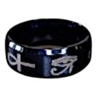 Egyiptomi szimbólumos gyűrű