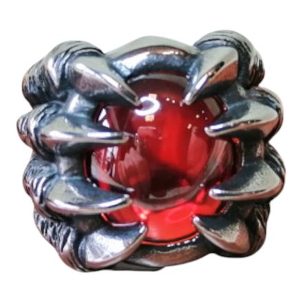 Piros köves mágikus gyűrű