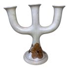 Virágmintás Antik Gyertyatartó