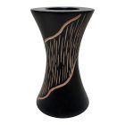 Faragott Mintás Fa Gyertytartó