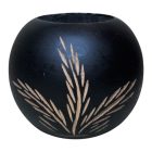 Faragott Elefántmintás Gyertyatartó