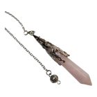 Rózsakvarc ásvány inga