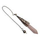 Rózsakvarc ásvány inga