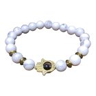 Kristálykarkötő Fatima keze szimbólumával