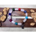  Szeretet erősítő, boldogságfokozó, védelmező angyali ásvány karkötő