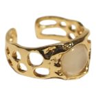 Fehér köves csipke gyűrű