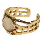 Fehér köves csipke gyűrű