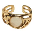 Fehér köves csipke gyűrű