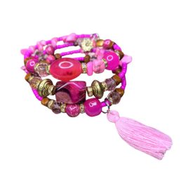 Csavaros karkötő díszkövekkel 