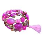 Csavaros karkötő díszkövekkel 