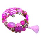 Csavaros karkötő díszkövekkel 