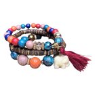 Szerencsehozó elefánt ásvány karkötőcsomag