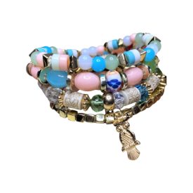   Bagoly szimbólumú bölcsességet árasztó ásvány karkötő