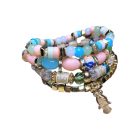 Bagoly szimbólumú bölcsességet árasztó ásvány karkötő