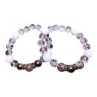 Erőteljes Leopárd Védelvező Barátság Ásvány Karkötő