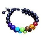 Kétsoros Csakraharmonizáló Fonott Ásvány Karkötő