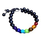 Kétsoros Csakraharmonizáló Fonott Ásvány Karkötő