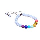 Csakraharmonizáló Fonott Ásvány Karkötő