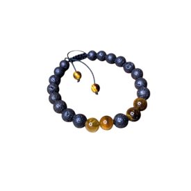 Harmadik szem fonott ásvány karkötő