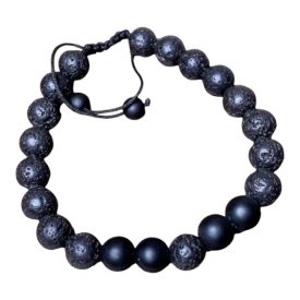   Nyugalmat és Bölcsességet Előhozó Ásvány Fonott Karkötő