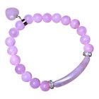 Rózsakvarc Kristály Karkötő