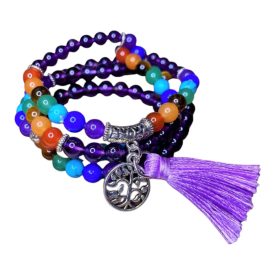 Tibeti mala ásvány imafüzér