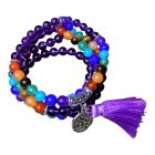 Tibeti mala ásvány imafüzér