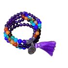 Tibeti mala ásvány imafüzér