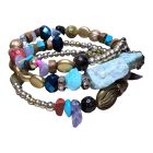 Csavaros Karkötő Díszkristályokkal