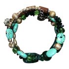 Csavaros Karkötő Díszkristályokkal