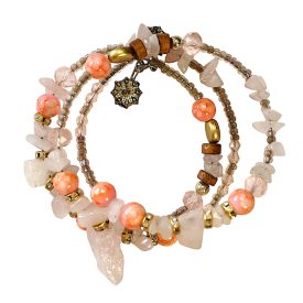 Csavaros karkötő díszkristályokkal