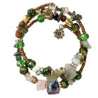 Csavaros karkötő díszkristályokkal