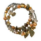 Csavaros karkötő díszkristályokkal