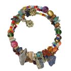 Csavaros karkötő díszkristályokkal