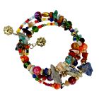 Csavaros karkötő díszkristályokkal