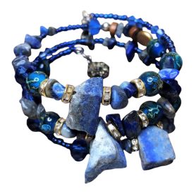 Csavaros karkötő díszkristályokkal