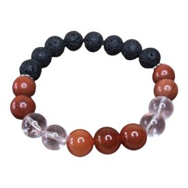 Gyökércsakra harmonizáló karkötő