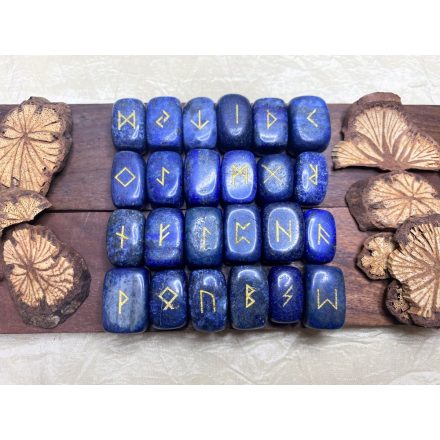 Mágikus Lapis Lazuli Ásvány Rúna kövek