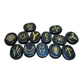 Ónix boszorkány rúnakövek