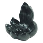 Lótusz füstölőtartó fekete