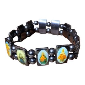 Szentképes magnetit ásvány karkötő