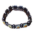 Szentképes magnetit ásvány karkötő