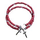 Fa karkötő kereszttel 