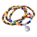 Tibeti mala csakraharmonizáló ásvány imafüzér