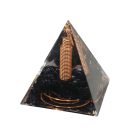 Ónix orgonit piramis