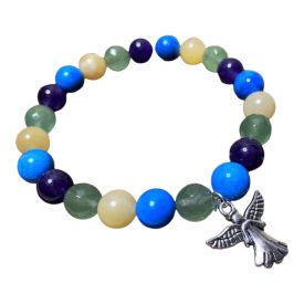 Vízöntő női ásvány karkötő