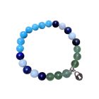 Halak férfi ásvány karkötő